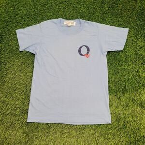 Vintage 80s Screen-Stars Shirt S/M 17x24 Cropped Logo USA